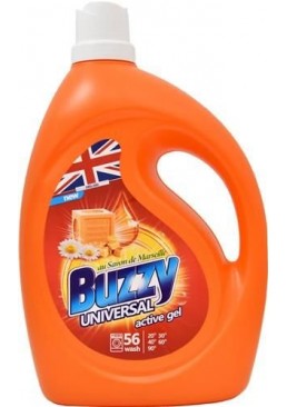 Гель для прання білизни Buzzy Universal з марсельським милом, 3.08 л (56 прань)